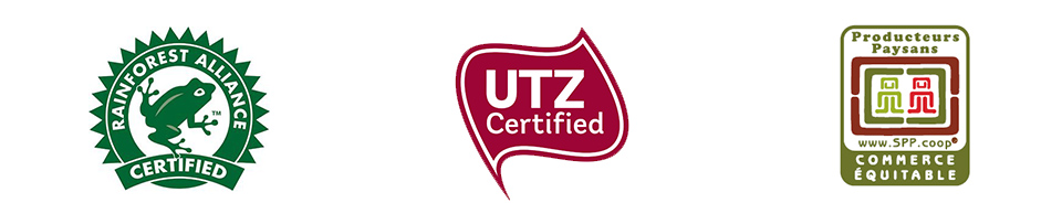 Label Rainforest, UTZ certified, Commerce équitable